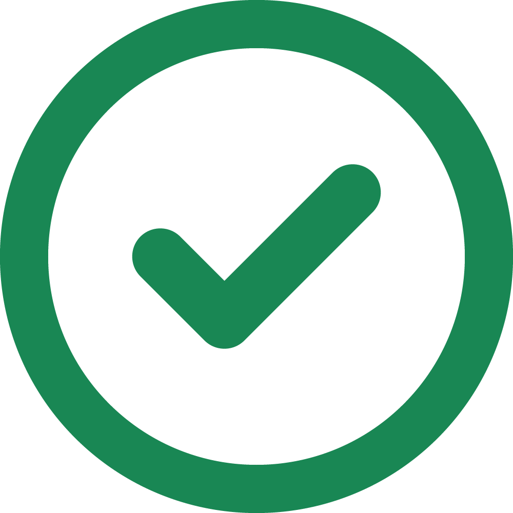Green check